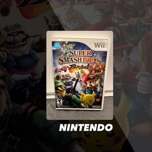 EUC Nintendo Wii Super Smash Bros Brawl Video Game